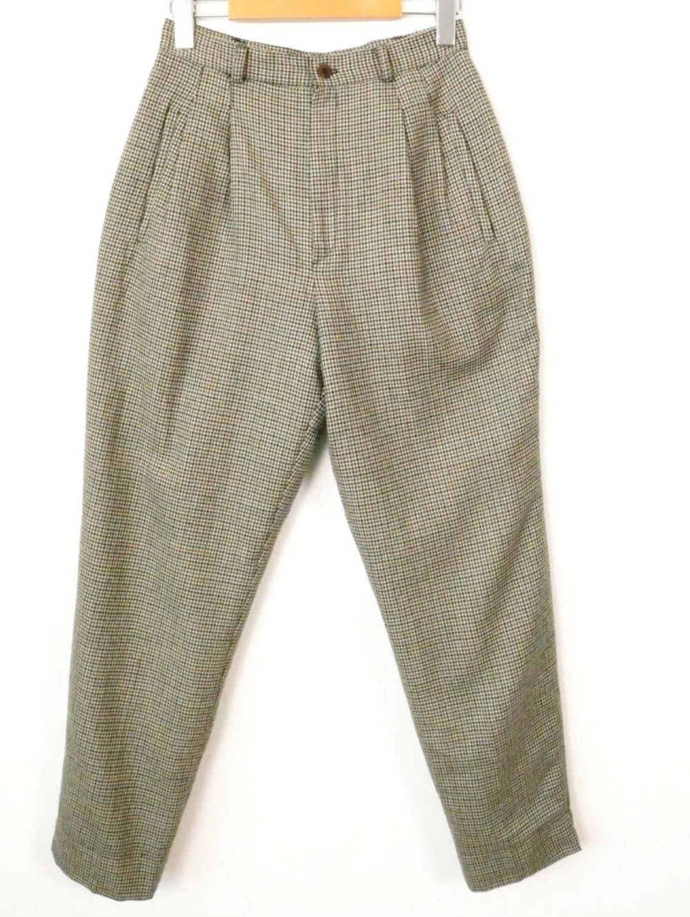 Women's Vintage Houndstooth Dress Trousers